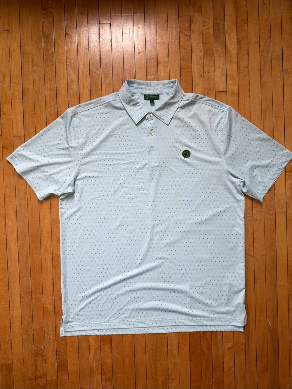 Masters 1934 Berckmans Place ANGC Golf Performance Light Blue Polo Men’s Sz. XL